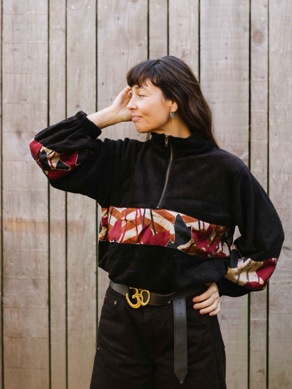 SUDADERA TEDDY PEÑALARA CROP 08