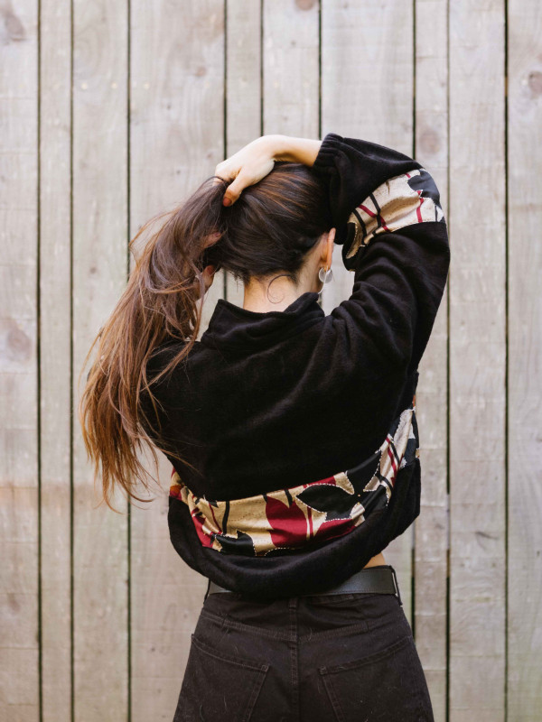 SUDADERA TEDDY PEÑALARA CROP 08 2