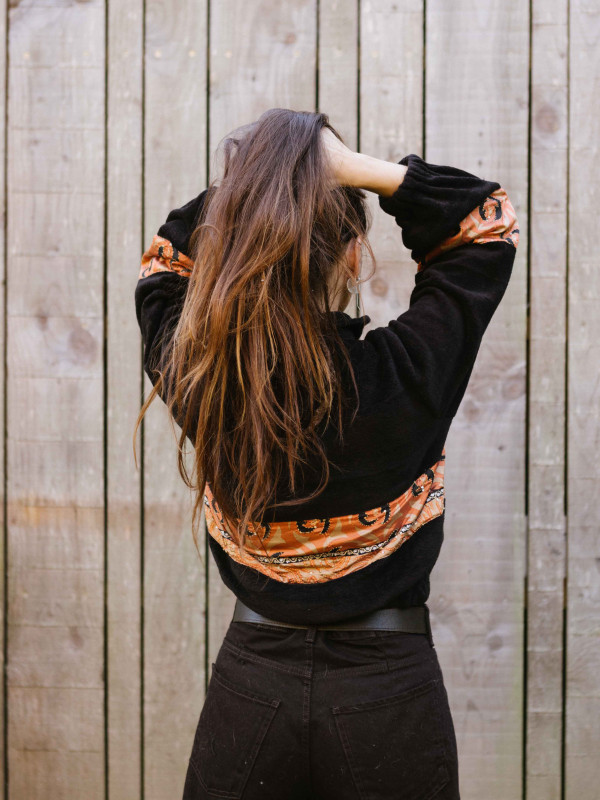 SUDADERA TEDDY PEÑALARA CROP 09 2