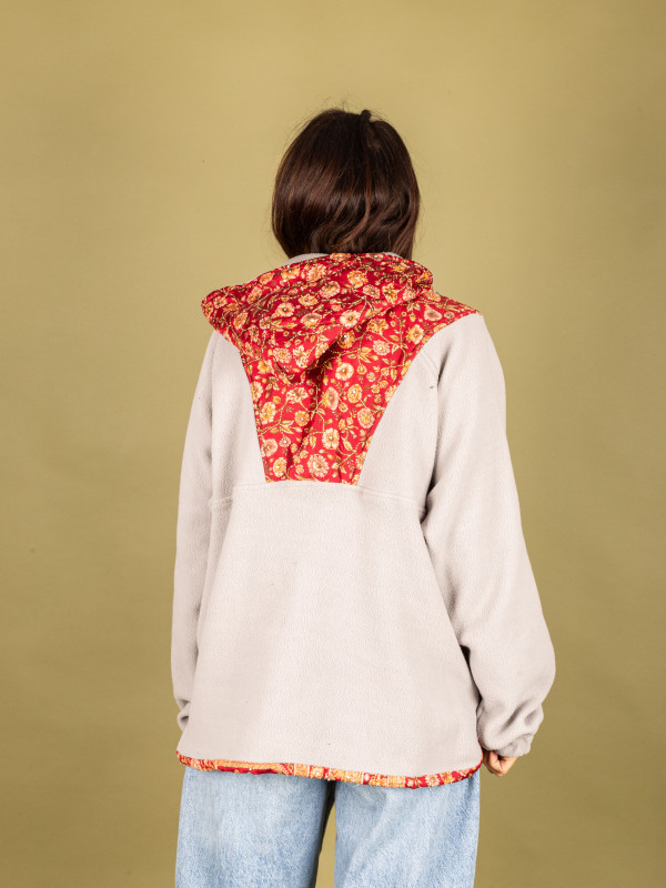 SUDADERA POLAR SAJA GREY 010 2