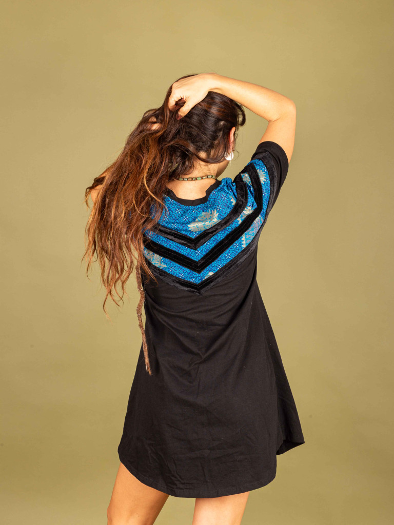 FOLKLORICO DRESS SHORT 040