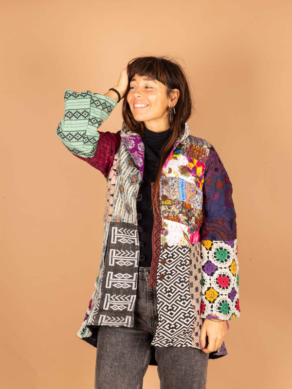 RECYCLED COAT S/M 39