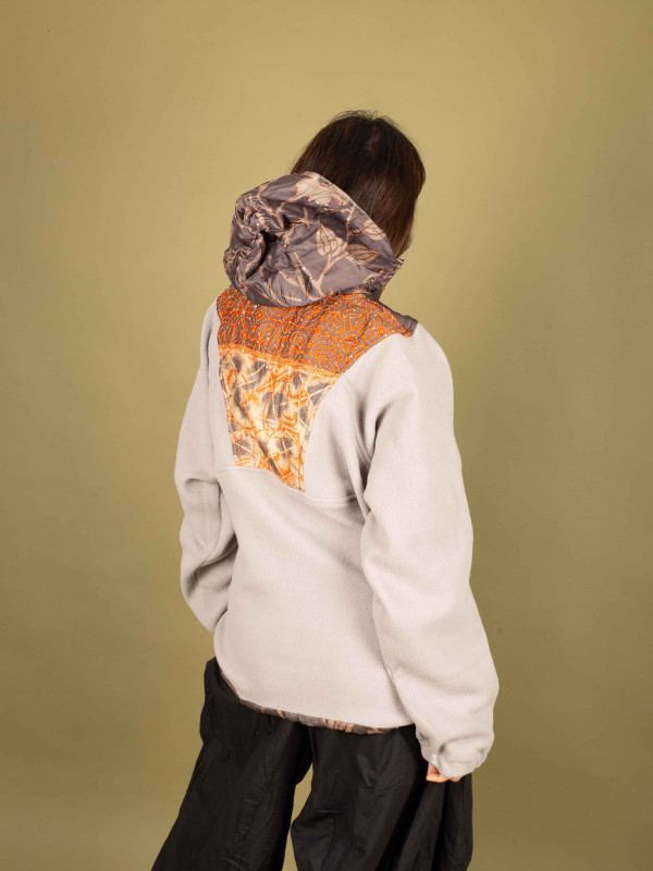 HOODIE FLEECE SAJA GREY 016 2