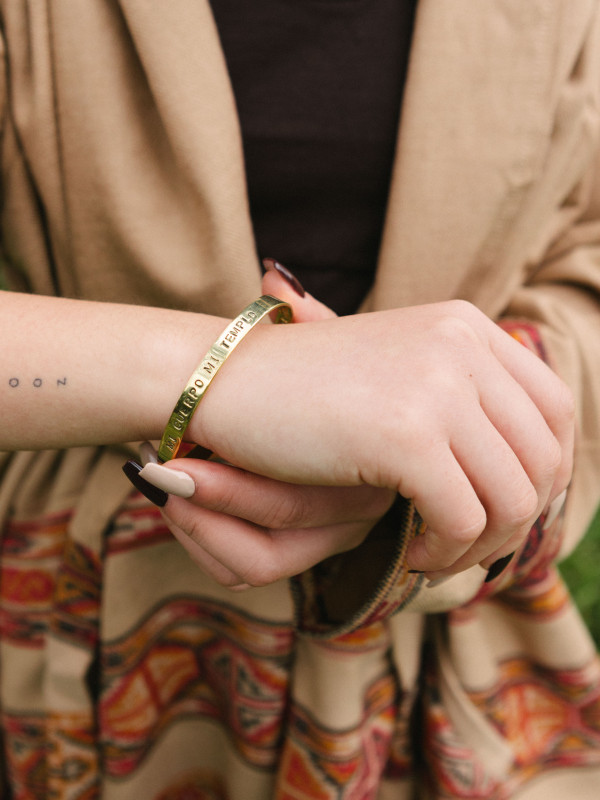 BRAZALETE / PULSERA MI CUERPO MI TEMPLO