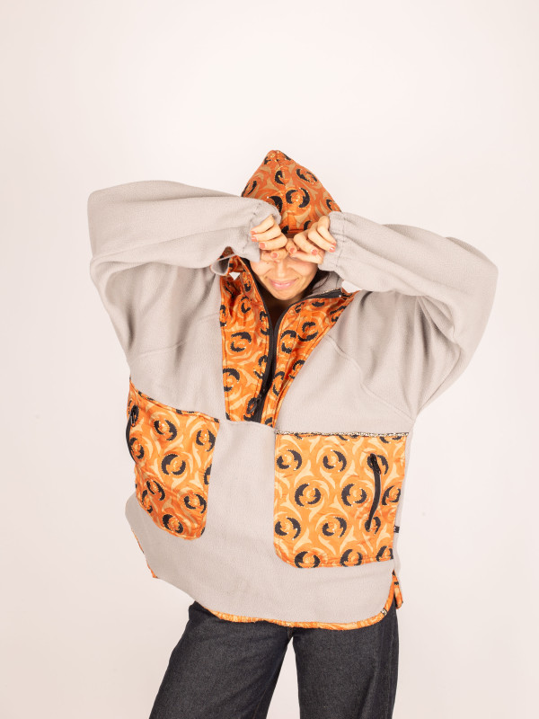 SUDADERA POLAR SAJA GREY 017