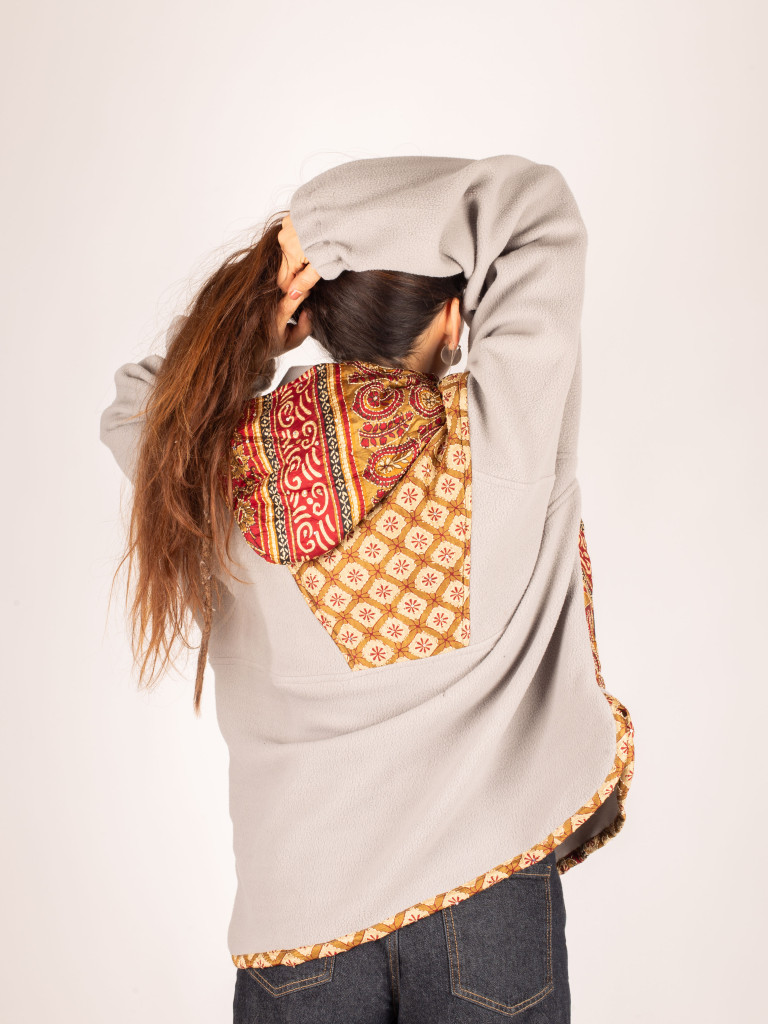 SUDADERA POLAR SAJA GREY 21