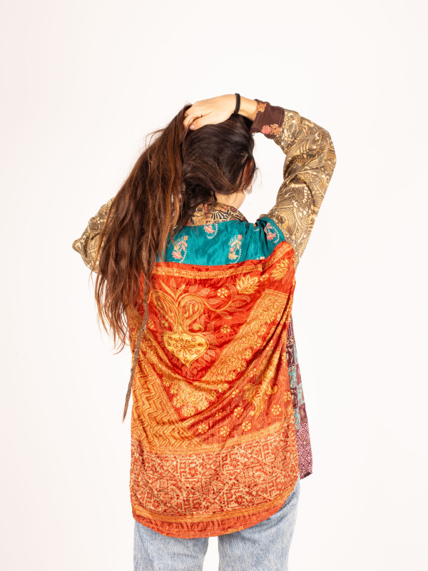 PATCHWORK KATHA SHIRT LONG 041 2