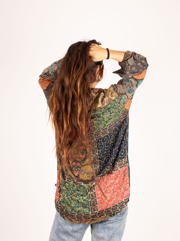 CAMISA PATCHWORK KATHA LARGA 046 2