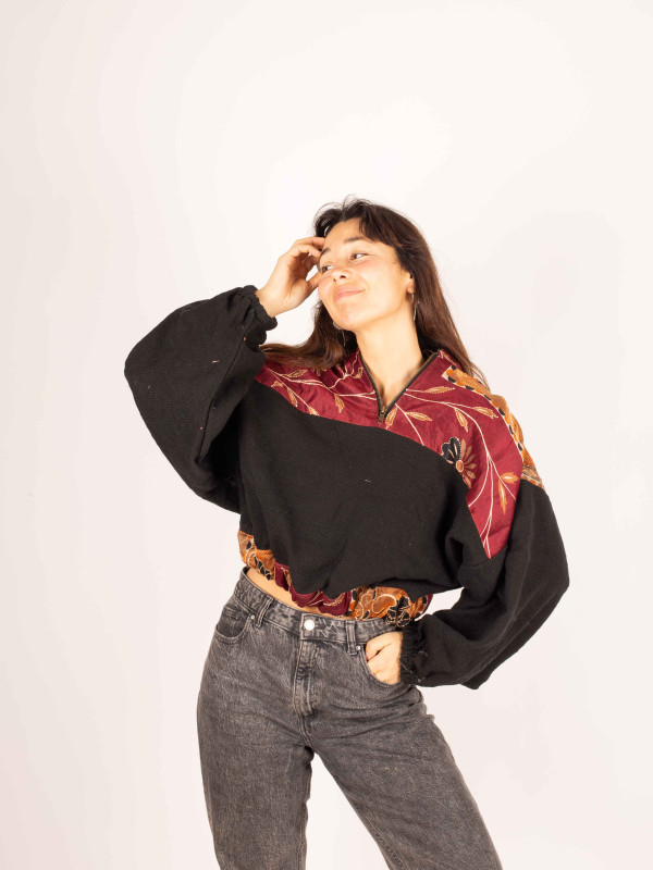 SUDADERA CUERA BLACK 020