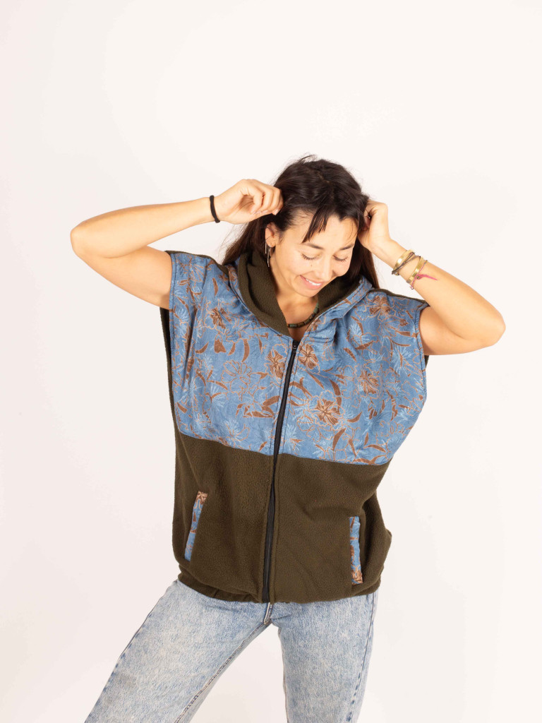 CHALECO POLAR ORDESA GREEN 02