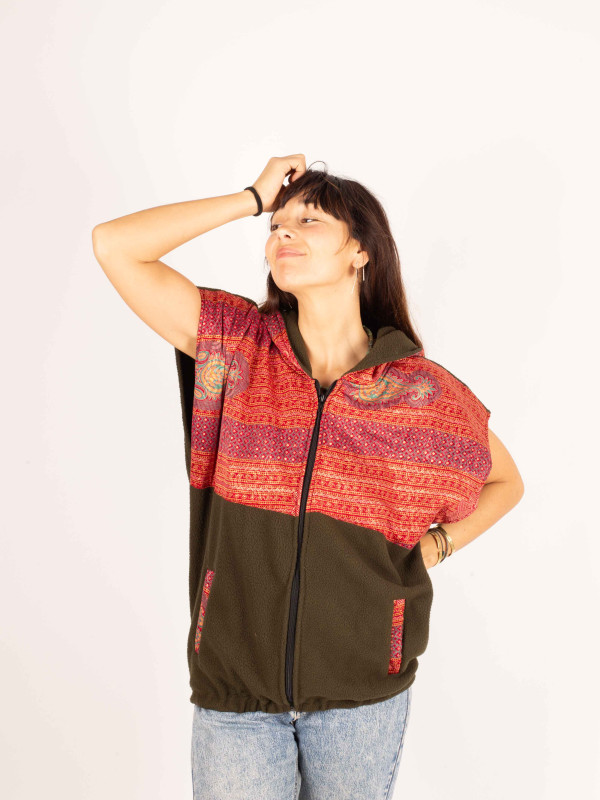 CHALECO POLAR ORDESA GREEN 08