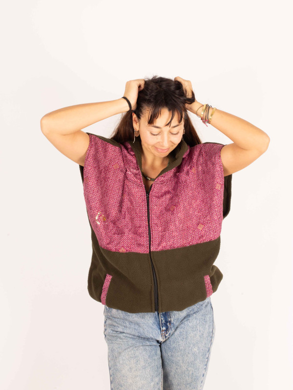 CHALECO POLAR ORDESA GREEN 011