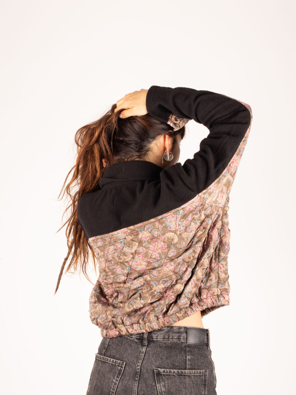 ANGLIRU BLACK FLEECE JACKET 038 2