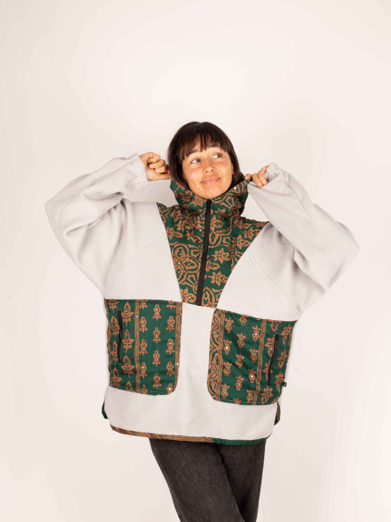 SUDADERA POLAR SAJA GREY 27