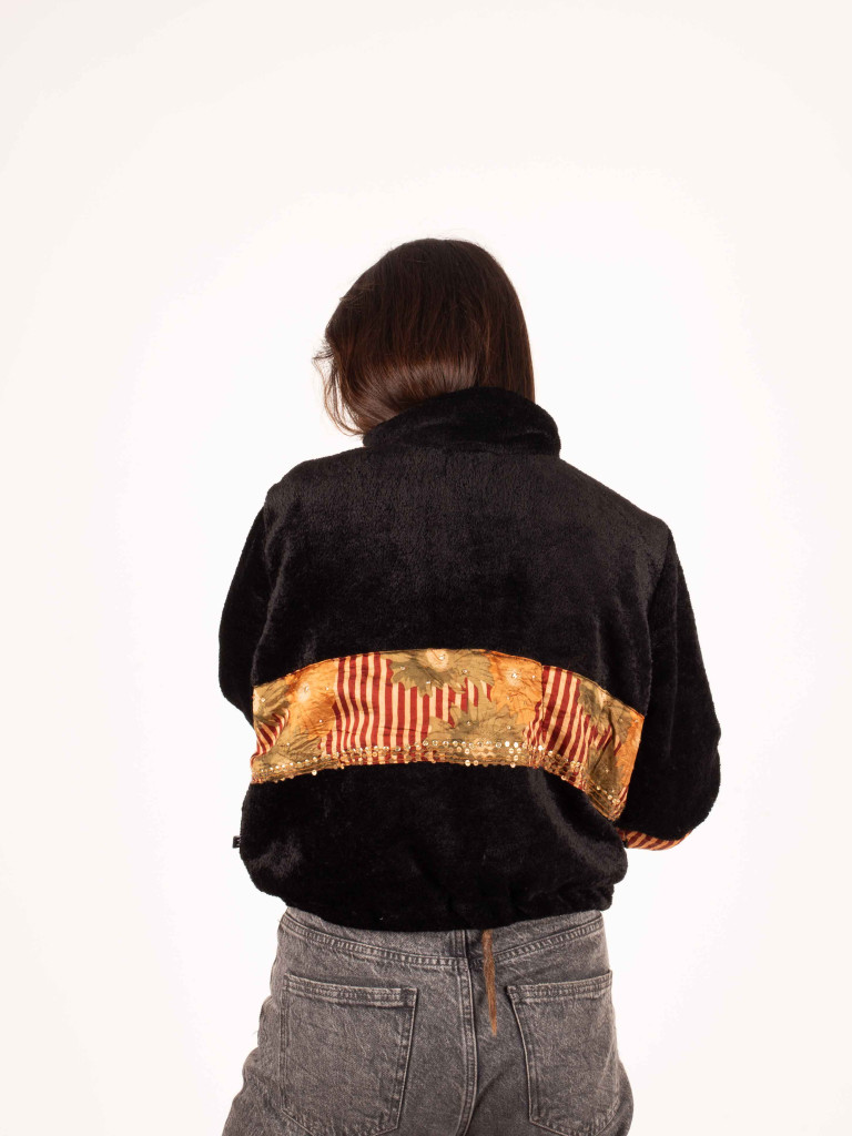 SUDADERA TEDDY PEÑALARA CROP 045