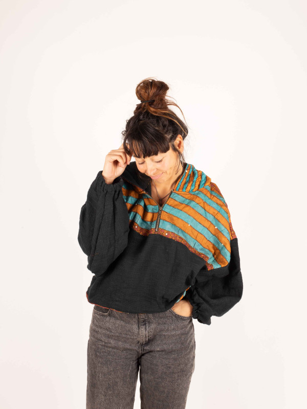 SUDADERA CUERA BLACK 023