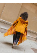 CHAQUETA LARGA OCASO MUSTARD