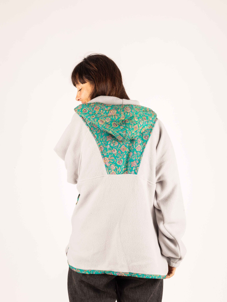 SUDADERA POLAR SAJA GREY 35