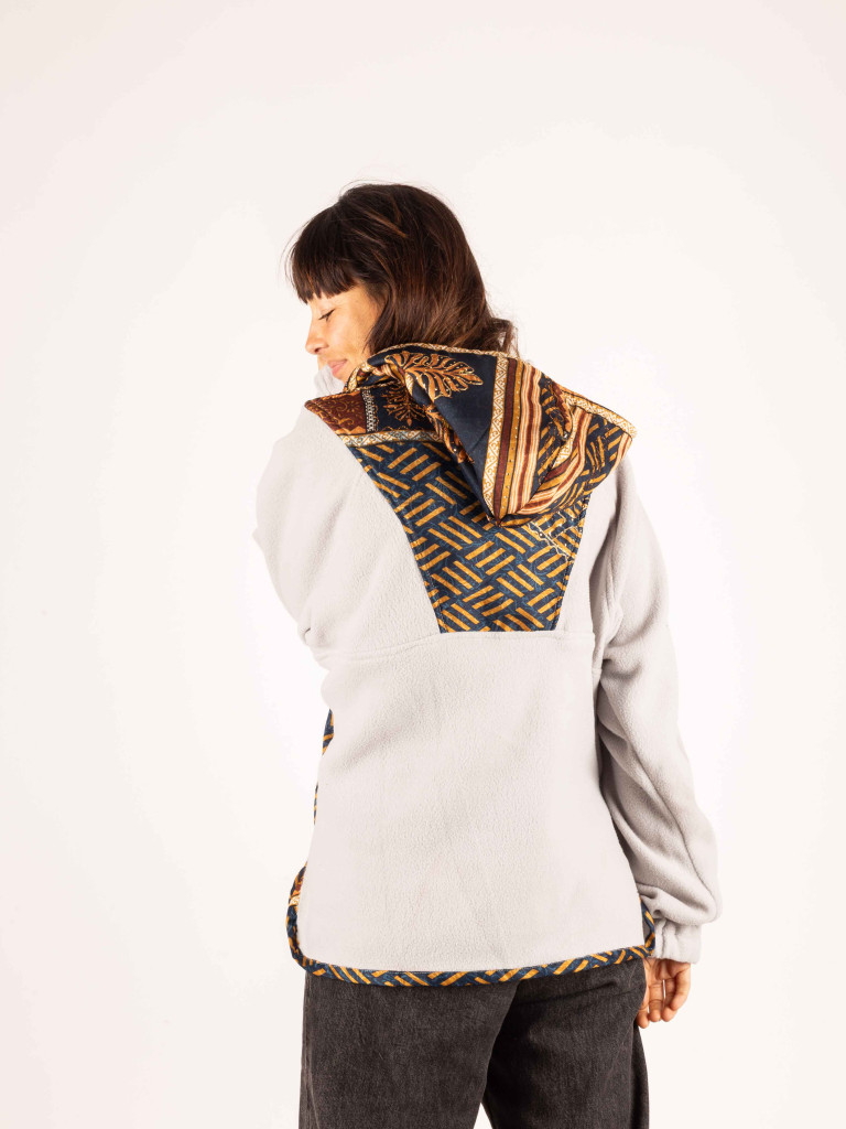 HOODIE FLEECE SAJA GREY 39