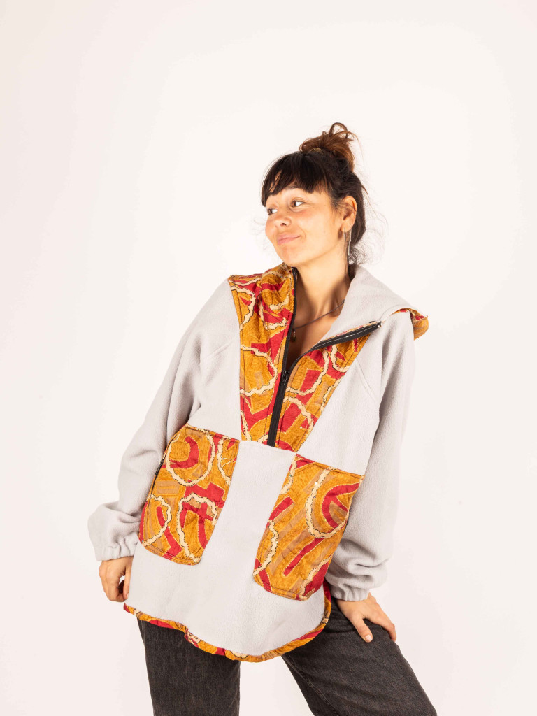 SUDADERA POLAR SAJA GREY 41