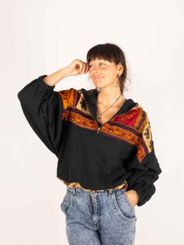 SUDADERA CUERA BLACK 034