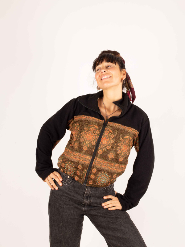 CHAQUETA POLAR ANGLIRU BLACK 059