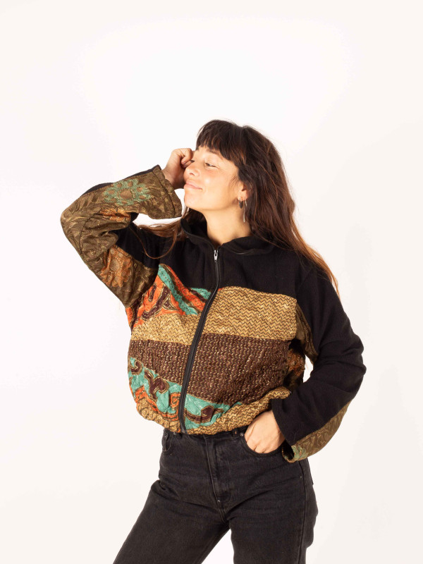 CHAQUETA POLAR ANGLIRU BLACK 061