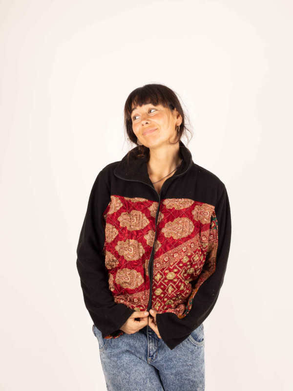 CHAQUETA POLAR ANGLIRU BLACK 064