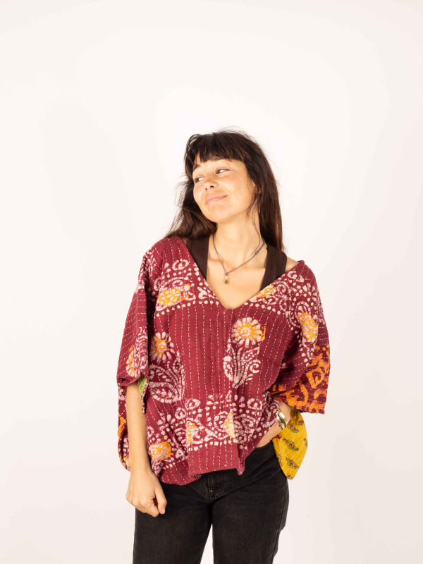 T-SHIRT | RECYCLED PONCHO 01