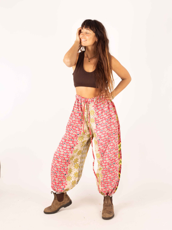 RECYCLED QUILT TROUSERS 05