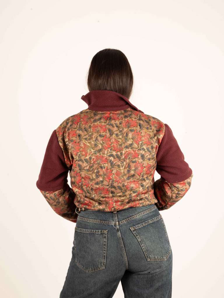 SUDADERA POLAR PIRINEOS GRANATE 01