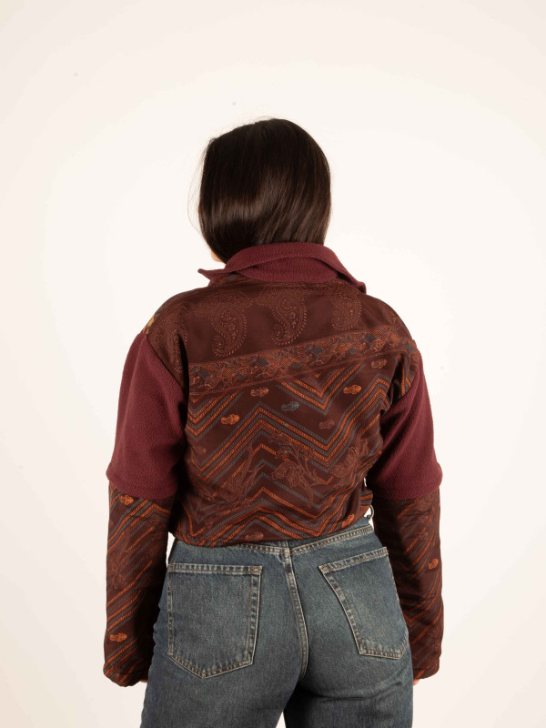 PIRINEOS FLEECE HOODIE MAROON 06 2