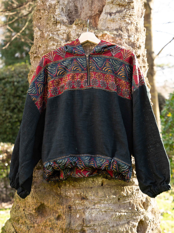 CUERA BLACK HOODIE 040