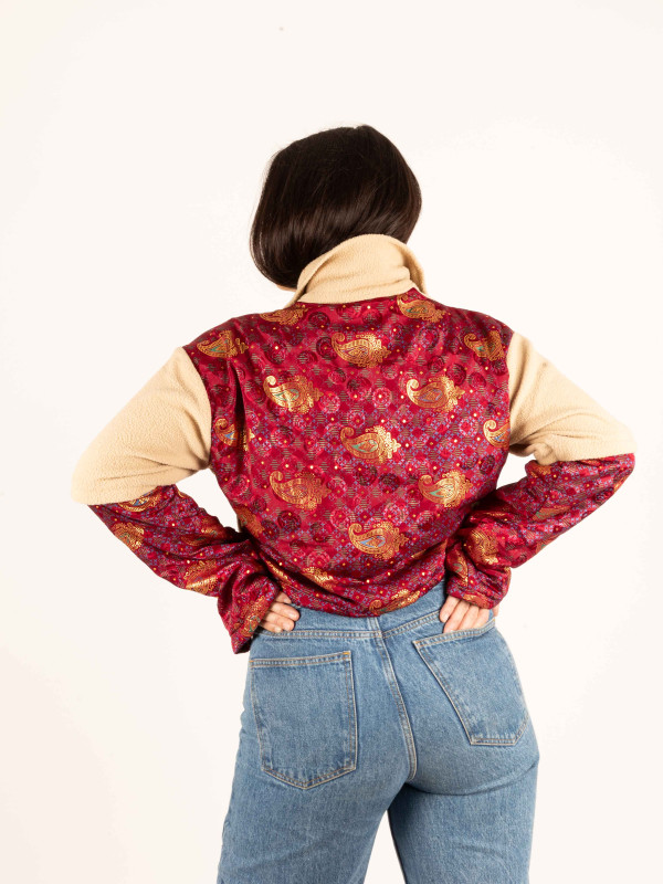 PIRINEOS FLEECE HOODIE CREAM 02 2