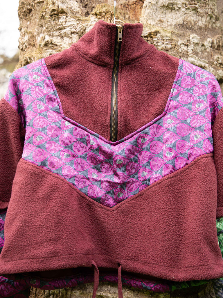 SUDADERA POLAR PIRINEOS GRANATE 025