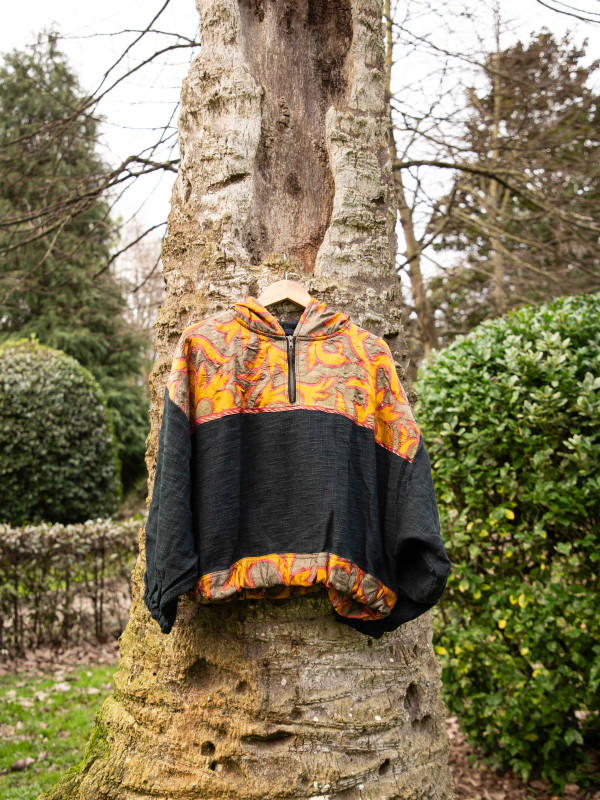 CUERA BLACK HOODIE 054