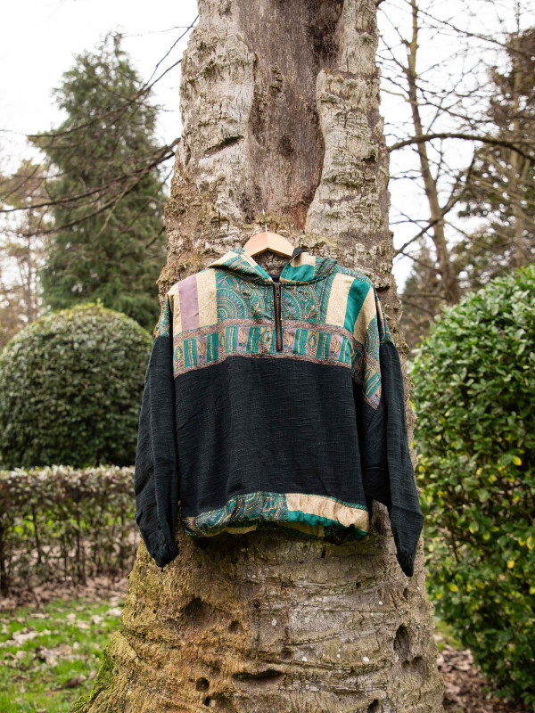 CUERA BLACK HOODIE 055