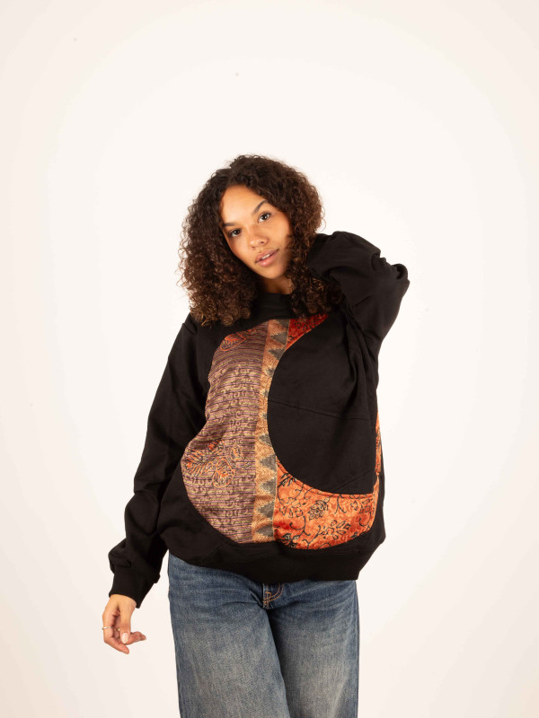 SUDADERA SOL Y LUNA BLACK 04