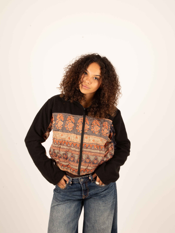 CHAQUETA POLAR ANGLIRU BLACK 067