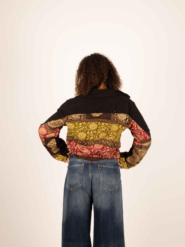 ANGLIRU BLACK FLEECE JACKET 068 2