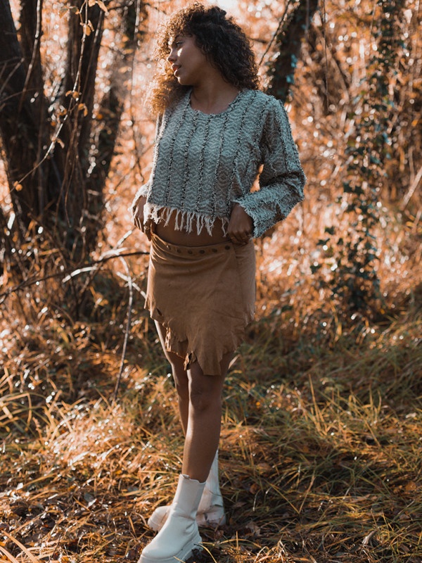 FALDA NINDU MARRÓN | FLASHMARKET