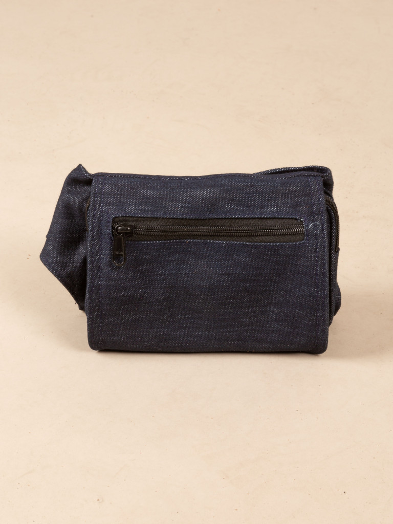 DENIM KIDNEY BAG