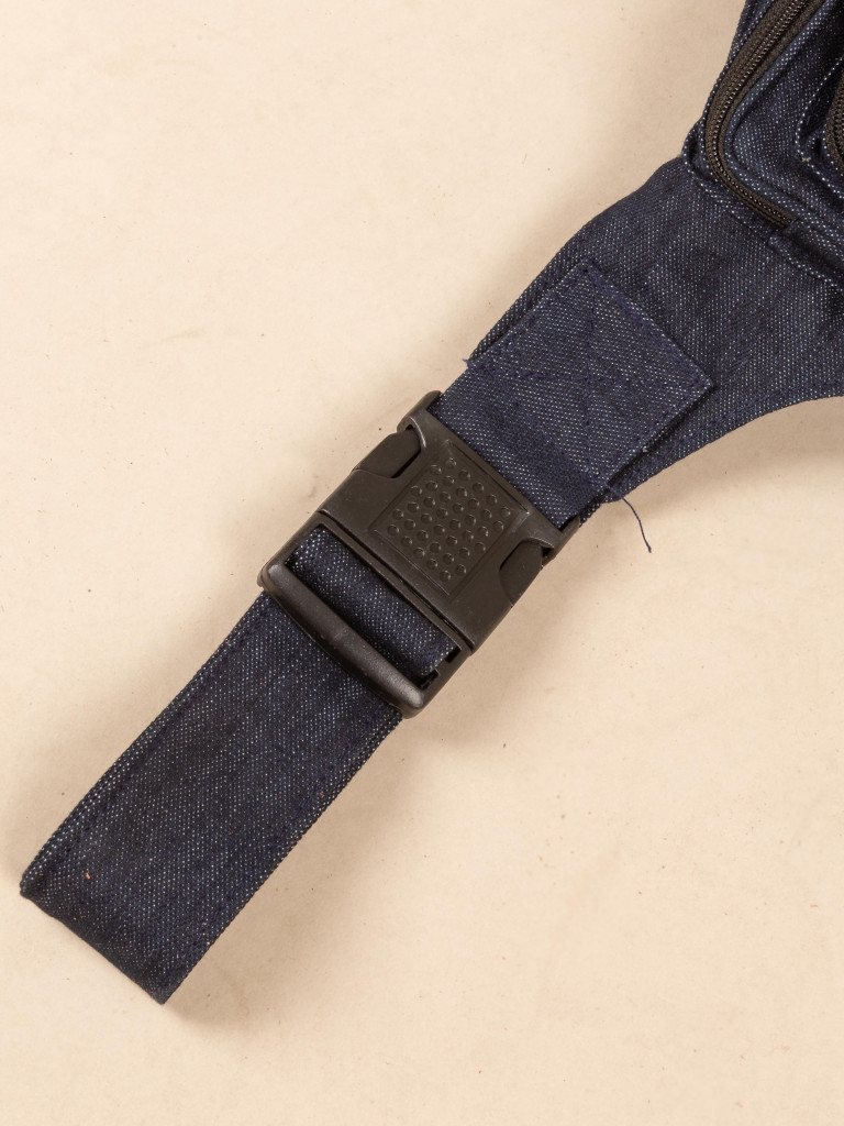 DENIM KIDNEY BAG