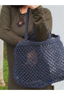 BOLSA CROCHET AZUL
