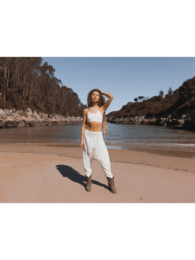 PANTALON BAGGY WHITE