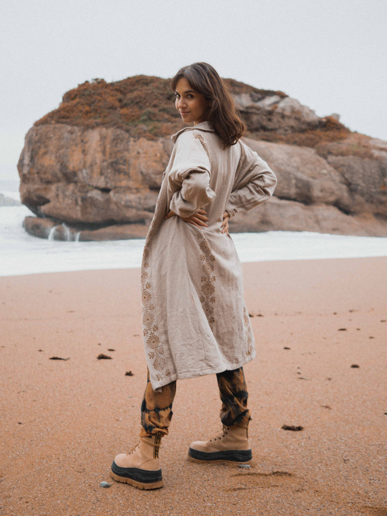 CHAQUETA LARGA KAHLÚA