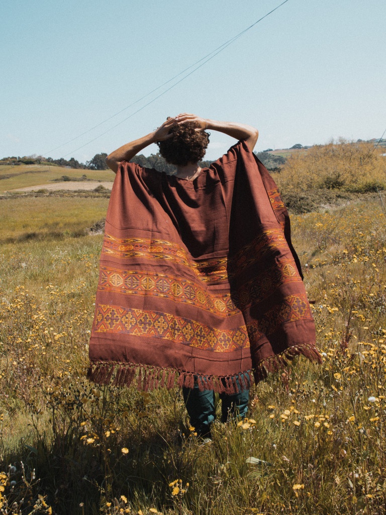PONCHO SHIMLA MARSALA