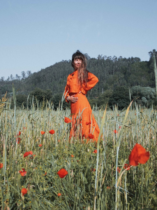 CONJUNTO AMAPOLA CAMISA CROP + FALDA
