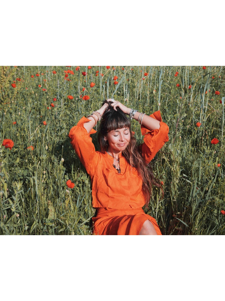 CONJUNTO AMAPOLA CAMISA CROP + FALDA