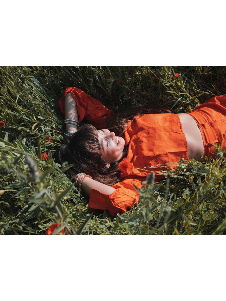 CONJUNTO AMAPOLA CAMISA CROP + FALDA